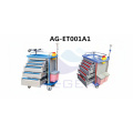 AG-ET001A1 ABS body emergency recovery trolley hospital cart manufacturer for sale